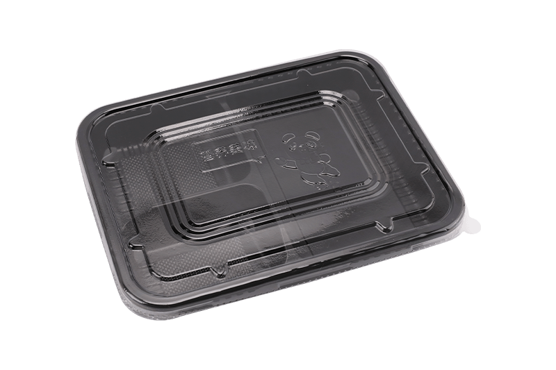 Eco-friendly Three Grid Lunch Box
