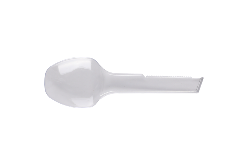 Disposable Plastic Round Shape Mini Buddiing Spoon With Sawtooth