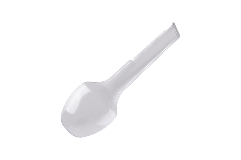 Disposable Plastic Round Shape Buddiing Spoon With Sawtooth