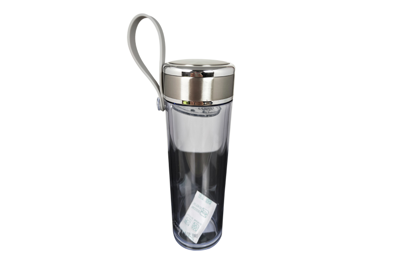 420ml Drinking Cup W Contrast Color Metal Lid