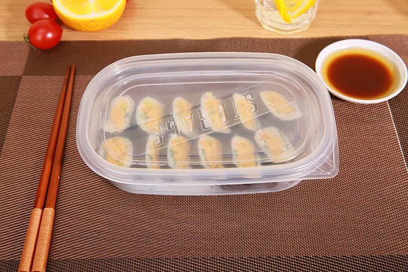 Eco-friendly Oval Food Fresh Keeping Box 750ML