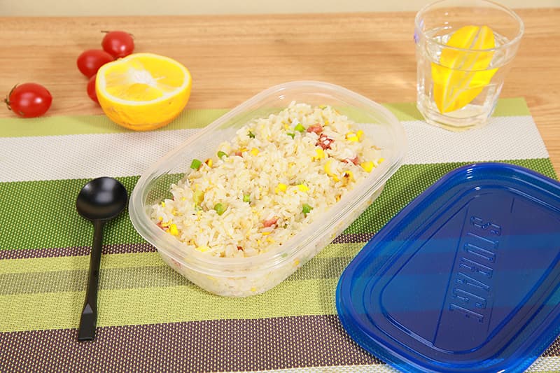 Eco-friendly Oval Food Fresh Keeping Box 750ML