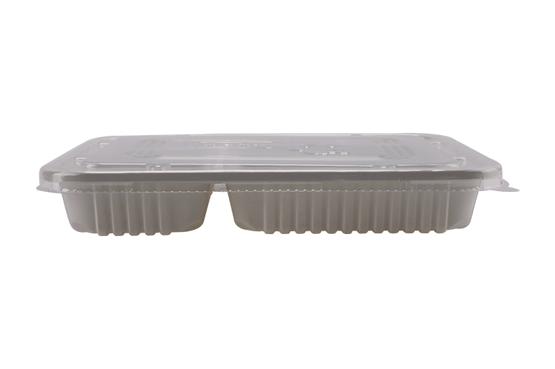 Eco-friendly Black Five Grid Lunch Box