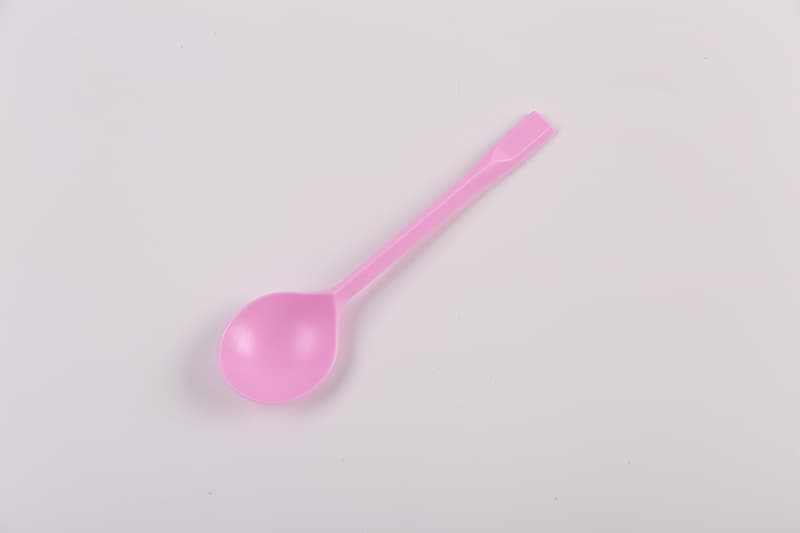 Type A: Biodegradable Five-Color Round Spoon