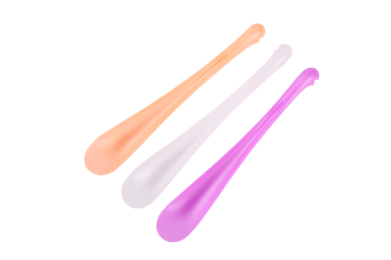 Summer Hot Sale Children’s Disposable Plastic Discolored Ice Cream Spoon