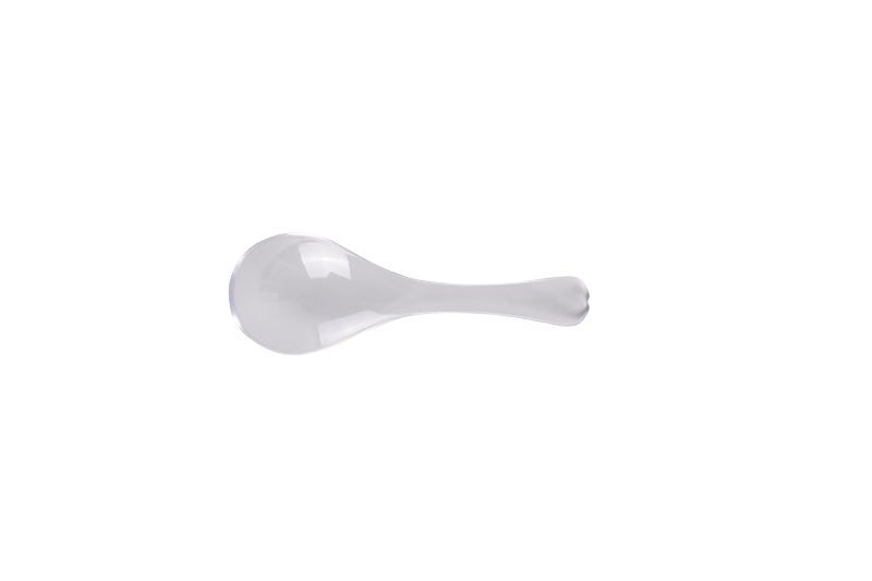 Disposable Plastic Mini Aviation Crystal Spoon  