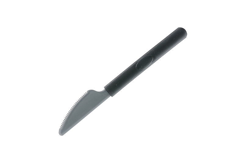 Disposable Plastic Long Handle Western Fast Food Knife  