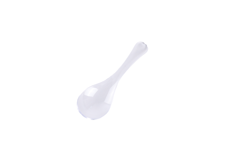 Disposable Plastic Mini Aviation Crystal Spoon  