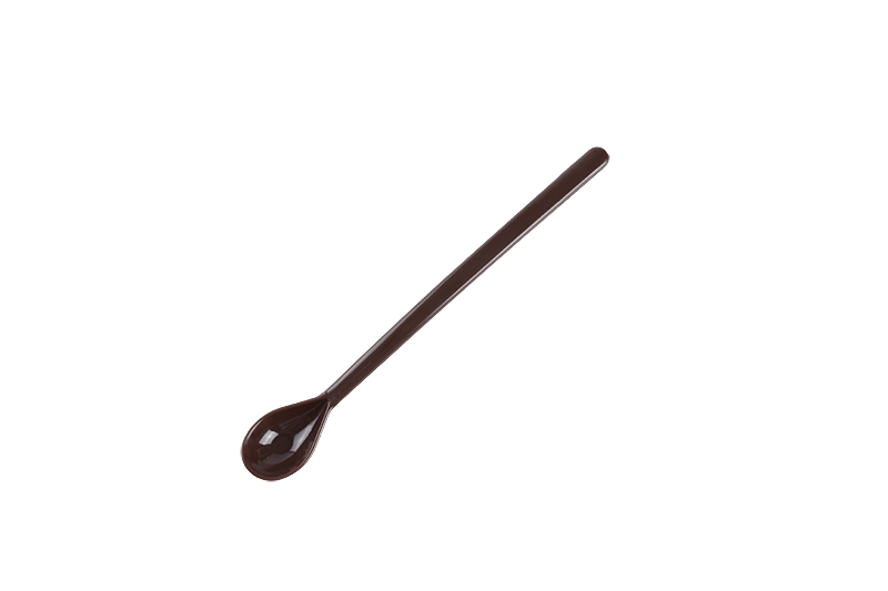Disposable Plastic Coffe Color Long Handle Mini Coffe Spoon 