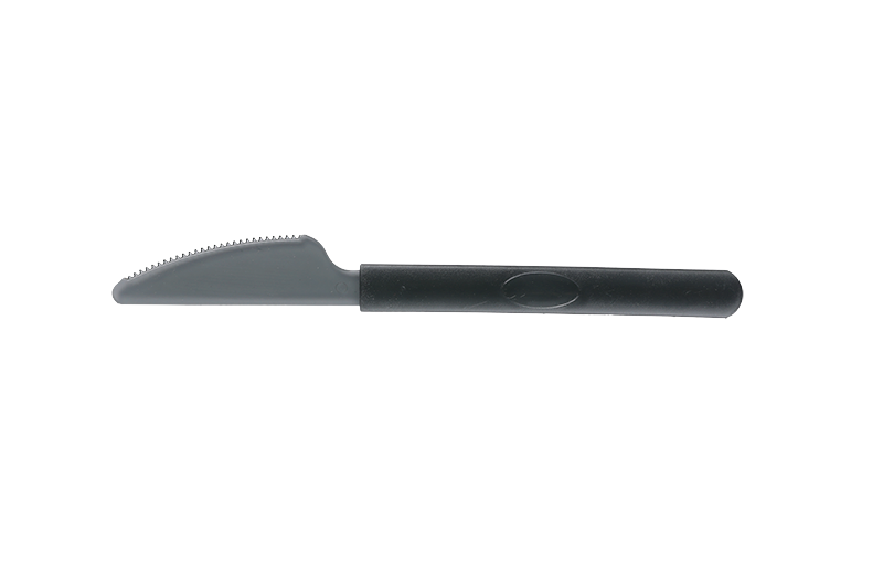 Disposable Plastic Long Handle Western Fast Food Knife  