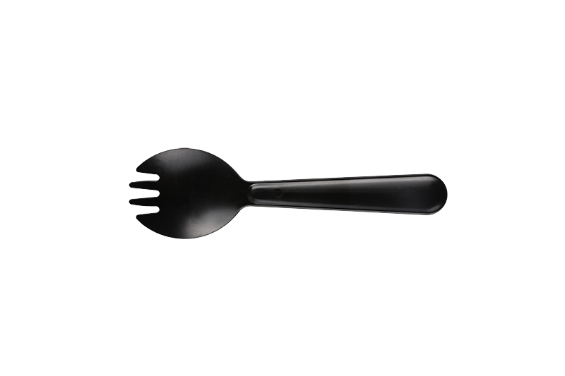 Disposable Plastic Black Spork