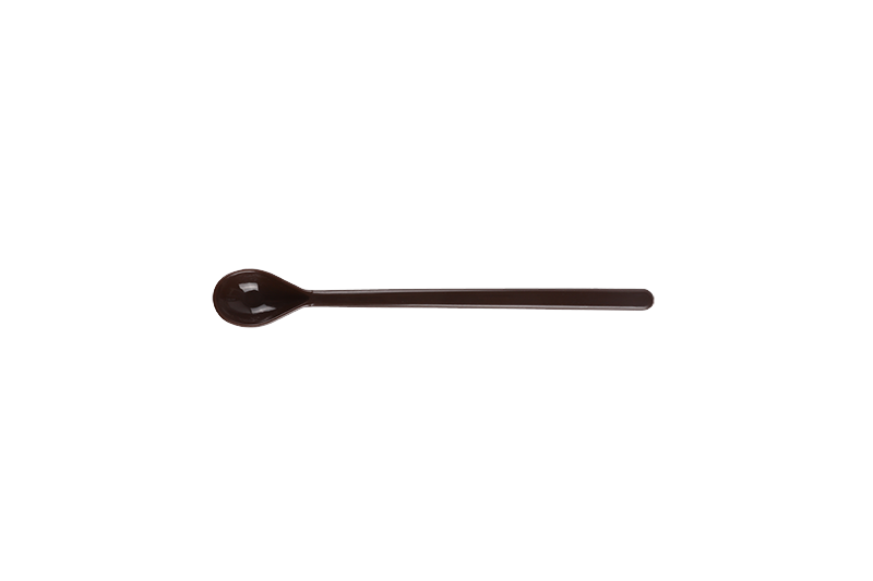 Disposable Plastic Coffe Color Long Handle Mini Coffe Spoon 