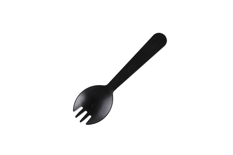 Disposable Plastic Black Spork