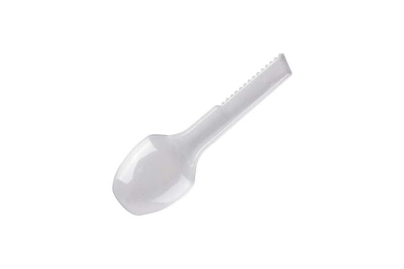 Disposable Plastic Round Shape Mini Buddiing Spoon With Sawtooth