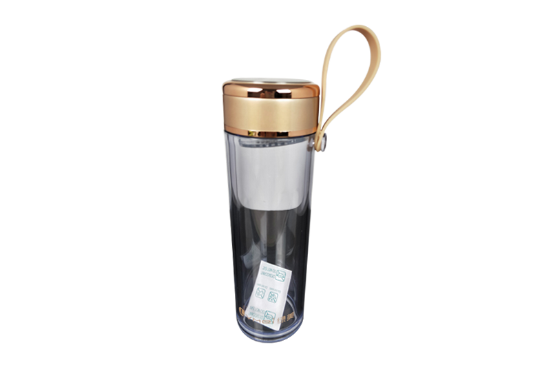 420ml Drinking Cup W Contrast Color Metal Lid