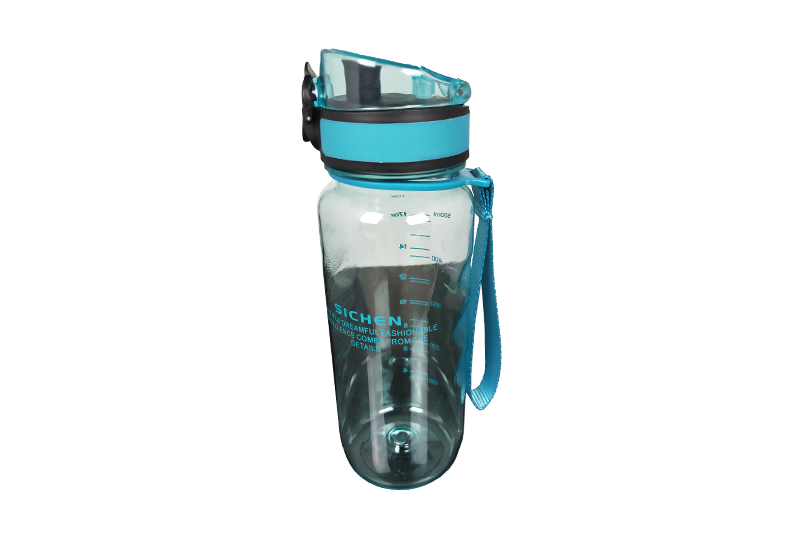 500ml Portable Plastic Sport Water Bottle W Rope