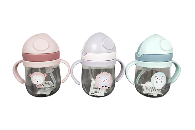 300ml  Plastic Custom Crtoon Print Drink Bottle